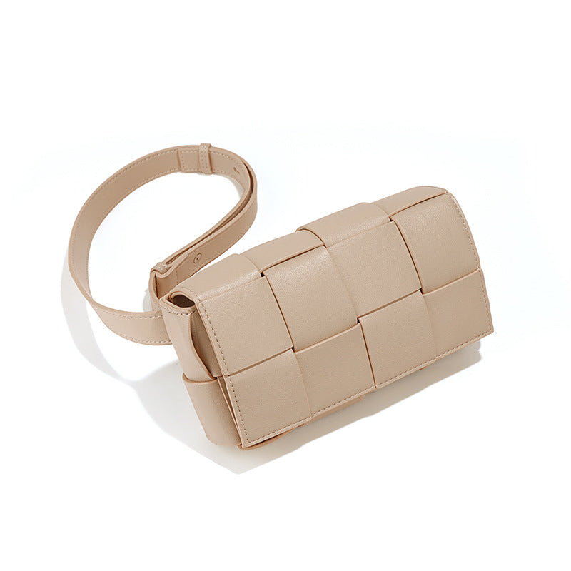Women's Fashion More Than Braided Leather Method Candy Color Pillow Women's Shoulder Bag