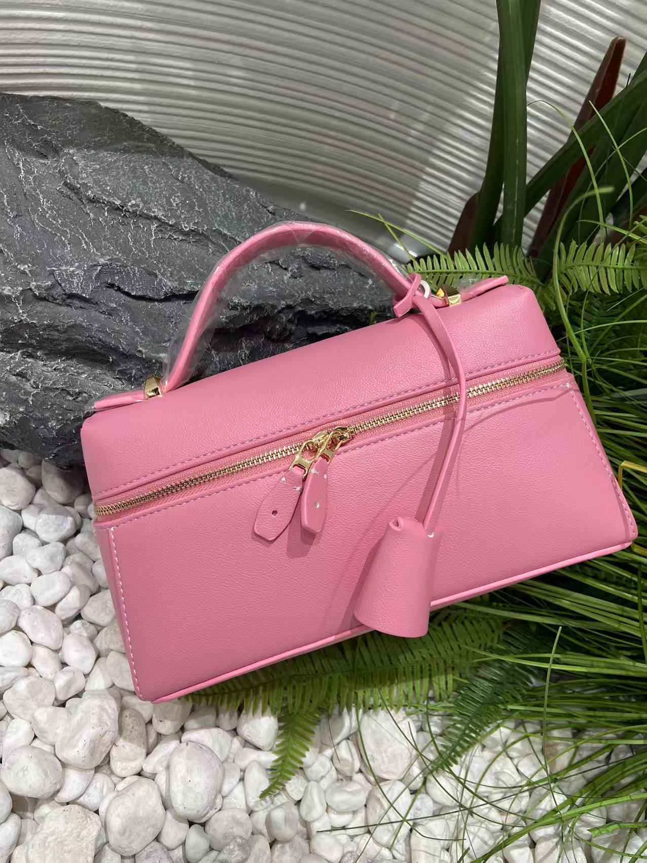 Women's Grain Surface Lunch Box Niche High-grade Bags
