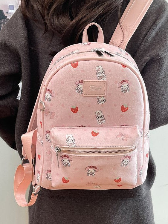 Korean Style Cartoon Chef Puppy Female Design Leisure Backpack