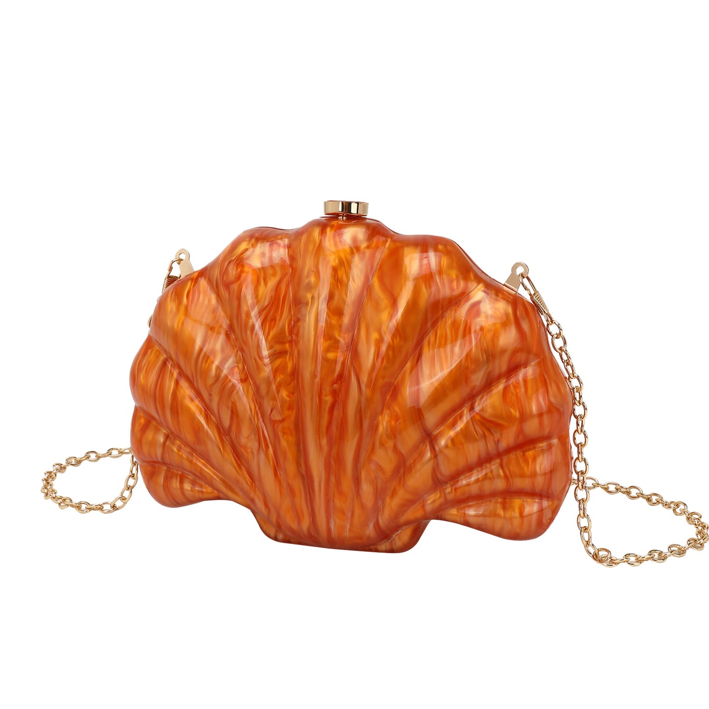 Women's Shell Natural Personality Dinner Chain For Bags
