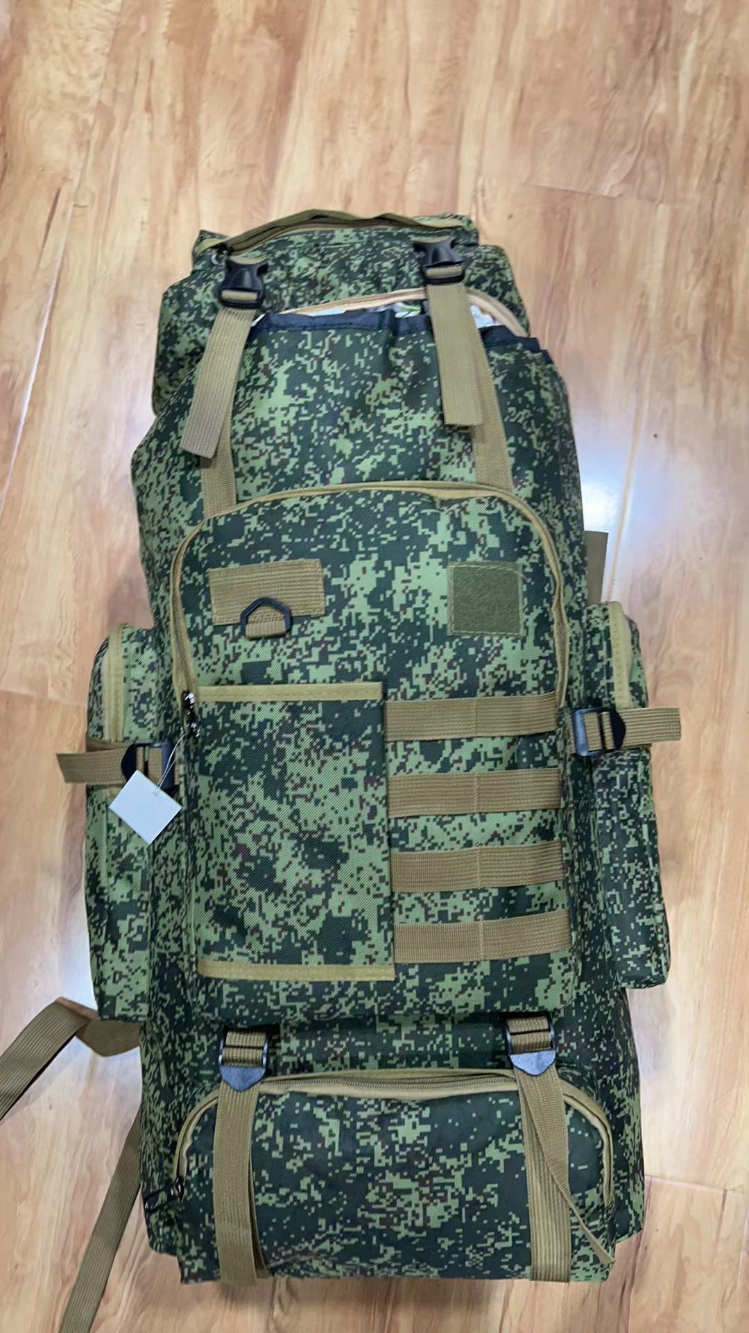 Men's Large Capacity Camouflage Tactics Oxford Cloth Hiking Outdoor Camouflage, Military Fan Bag