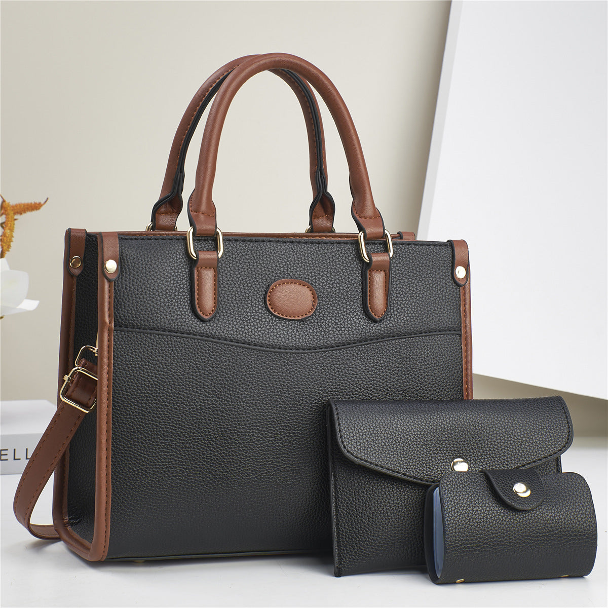 Trendy Women's Three-piece Fashion Versatile High-grade Shoulder Bags
