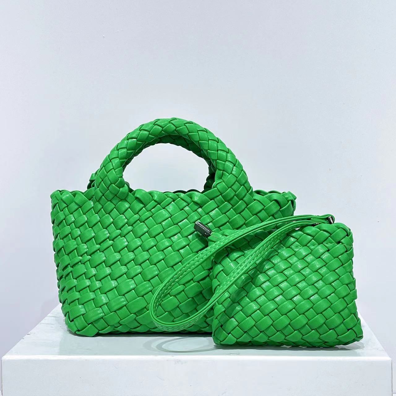 Women's Trendy Chain Mother Hand-woven Vegetable Basket Women's Handbag