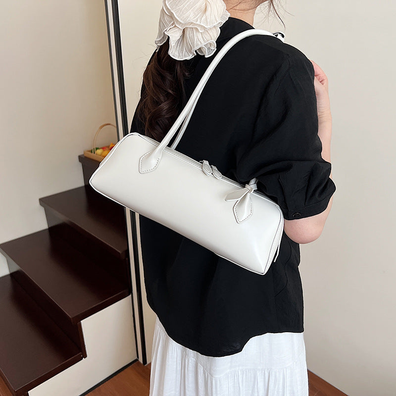 Women's Minority Underarm Personalized Long Temperament Baguette Pure Women's Shoulder Bag