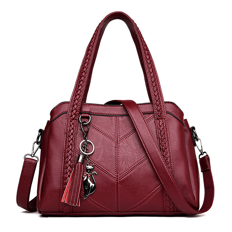 Women's Large Portable Soft Leather Capacity Women's Shoulder Bag