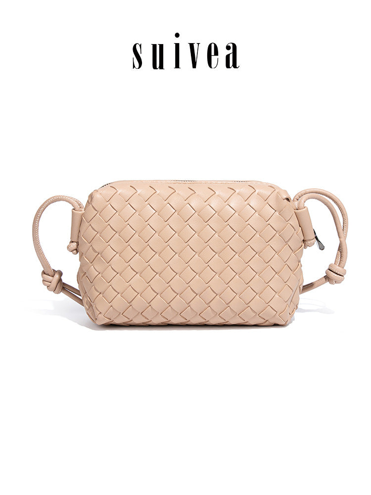 Women's Hand-woven Box Pillow String For Small Square Bag