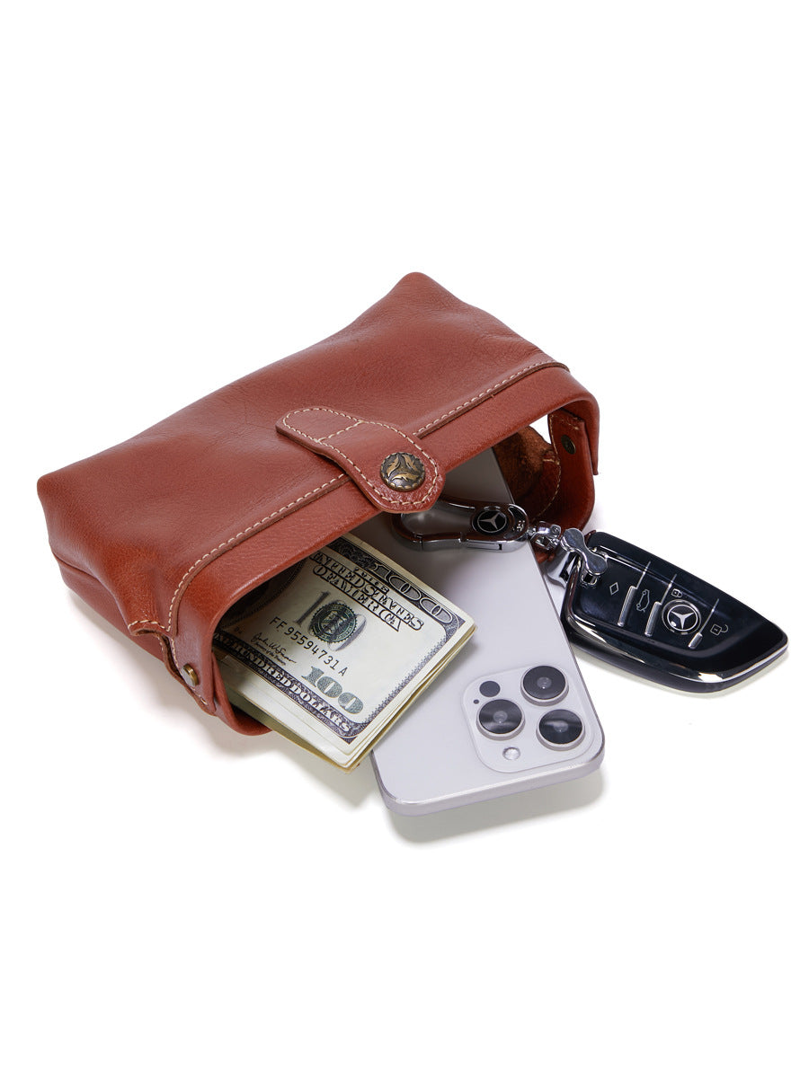 Classic Classy Women's Cowhide Clutch High-grade Women's Leather Bag