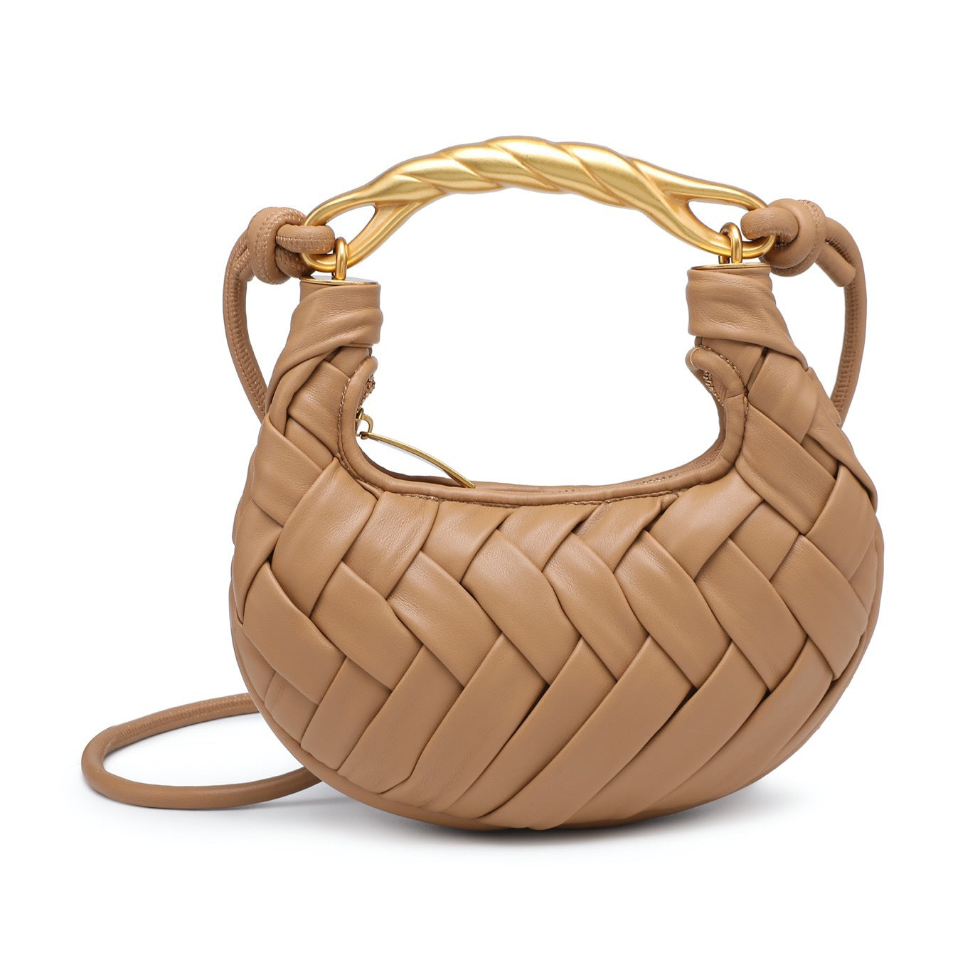 Women's Bird's Nest High Sense Woven Sardine Dinner Bag