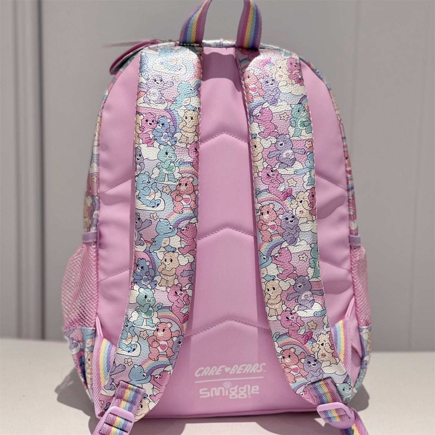 Australian Pink Rainbow Bear Decompression Marvel Primary School Bag