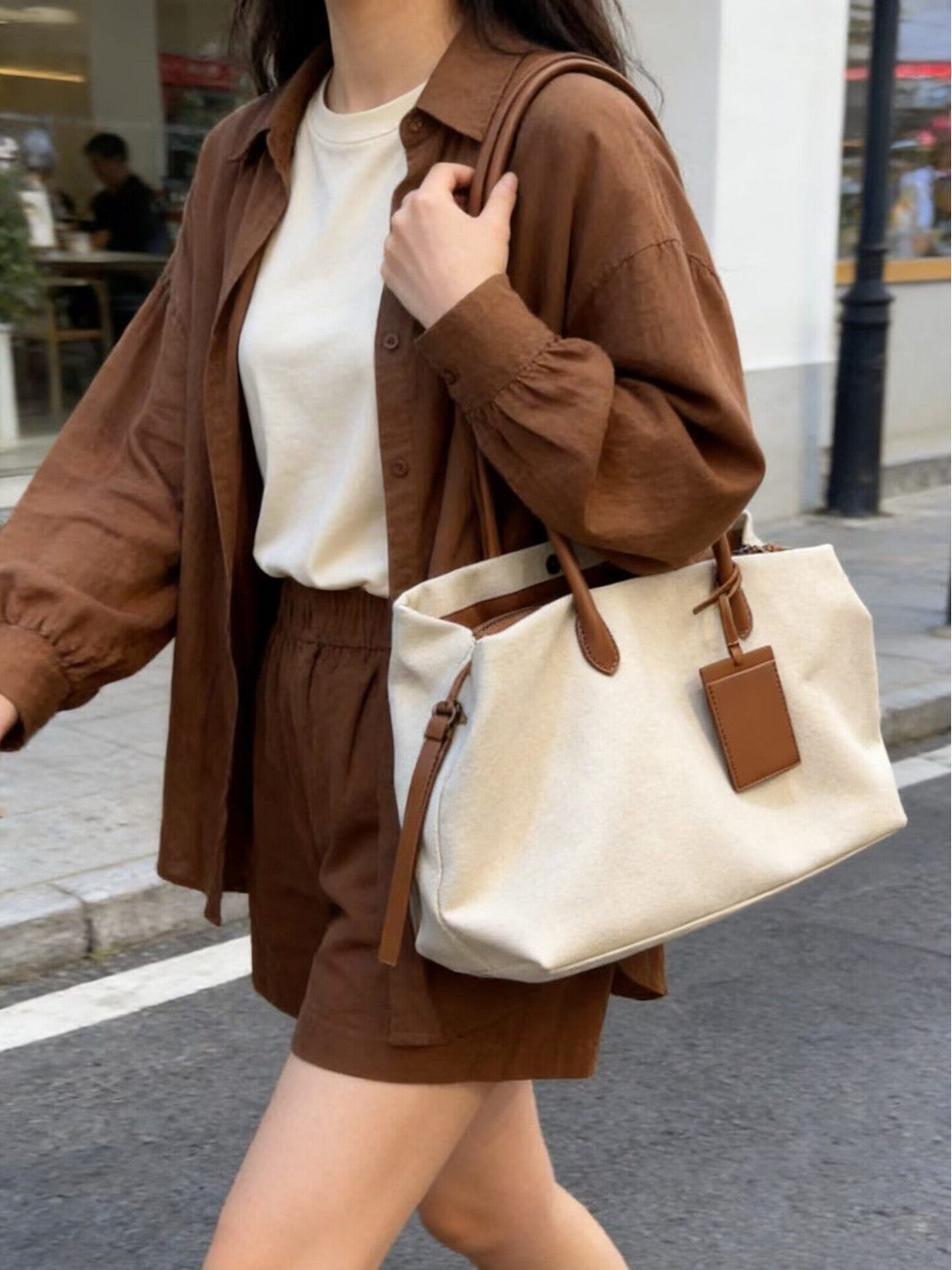 Women's Fashionable Retro High-grade Large Capacity Versatile Bags