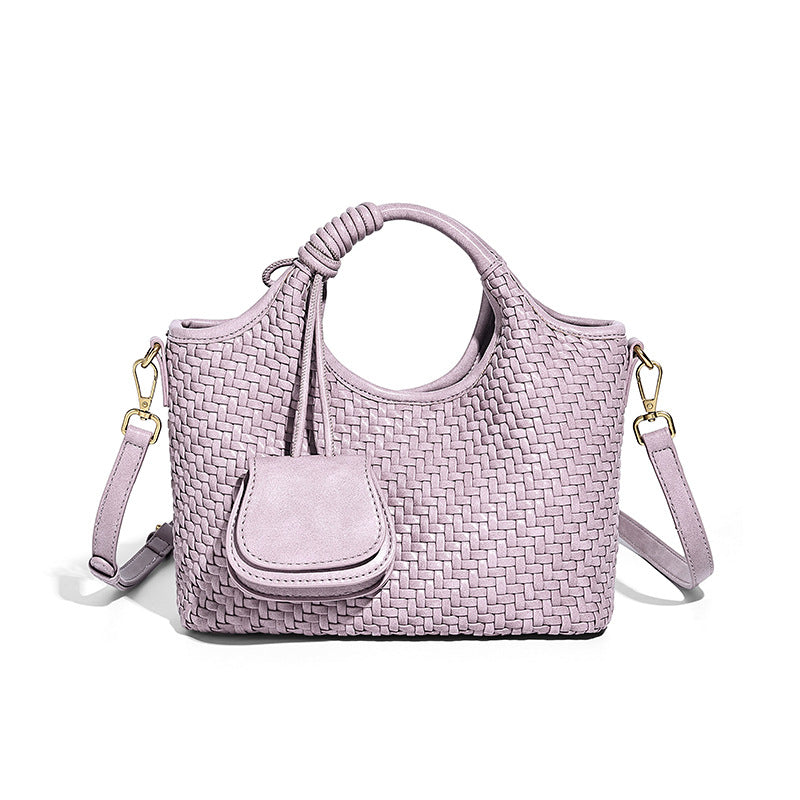 Women's Hand-woven High-grade Vegetable Basket Fashion Mother Women's Shoulder Bag