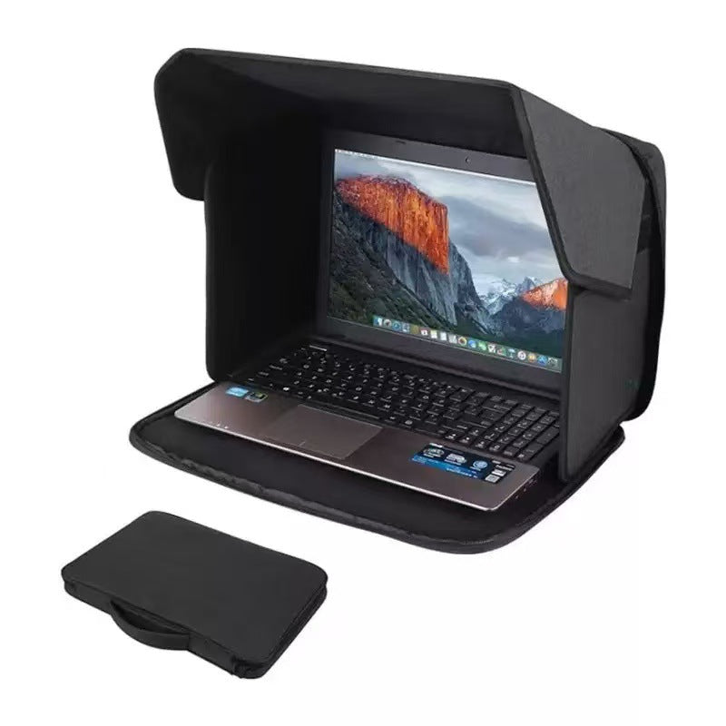 Visor Computer Privacy Cover Foldable Portable Laptop Bag