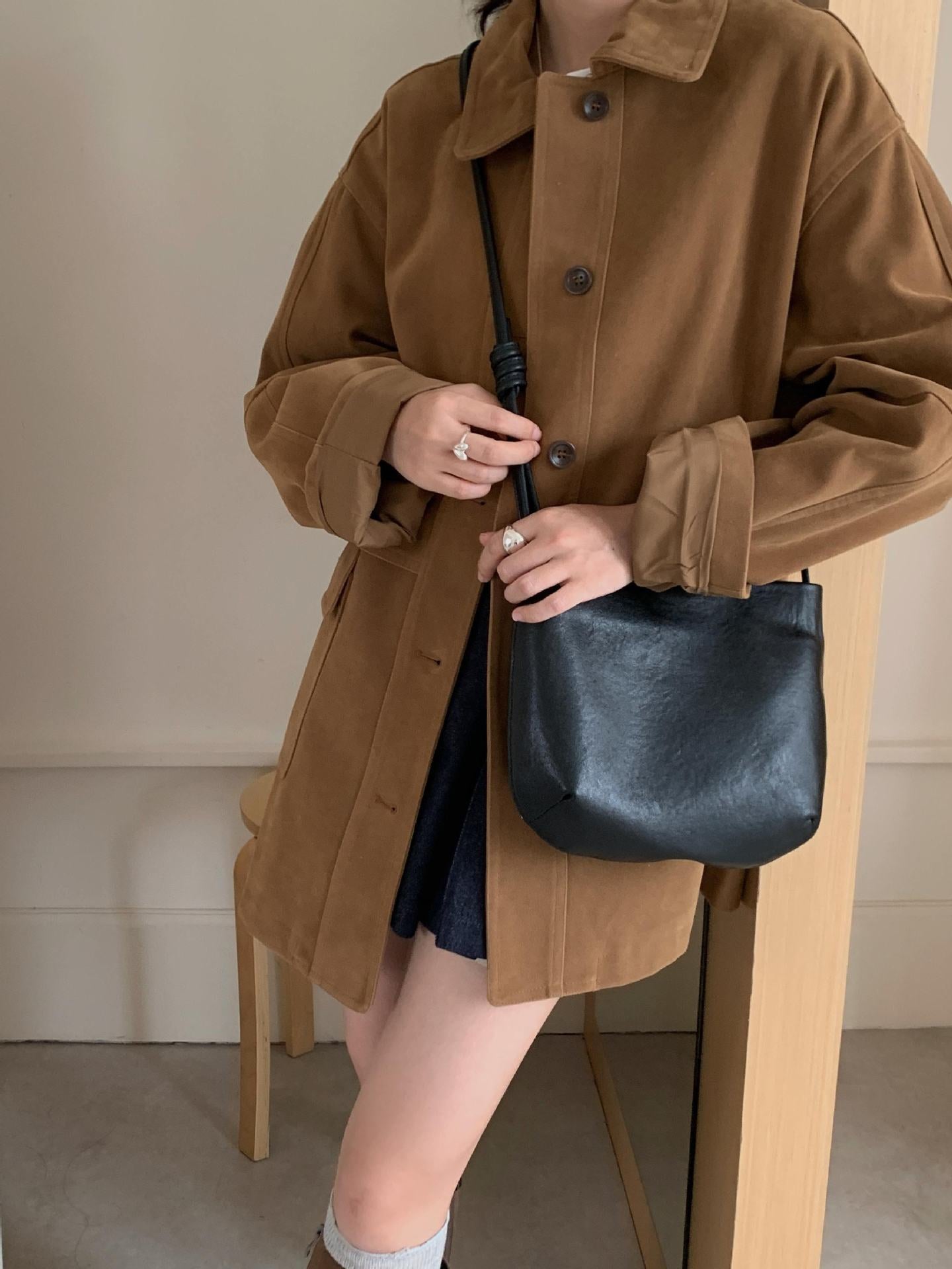 Women's Layer Cowhide Korean Style Retro Packet Genuine Leather Bags