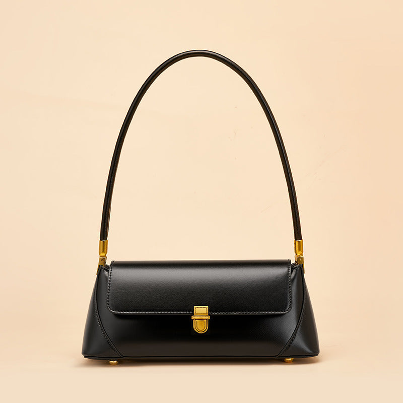 Women's Niche Baguette Genuine Leather Underarm Summer Women's Handbag