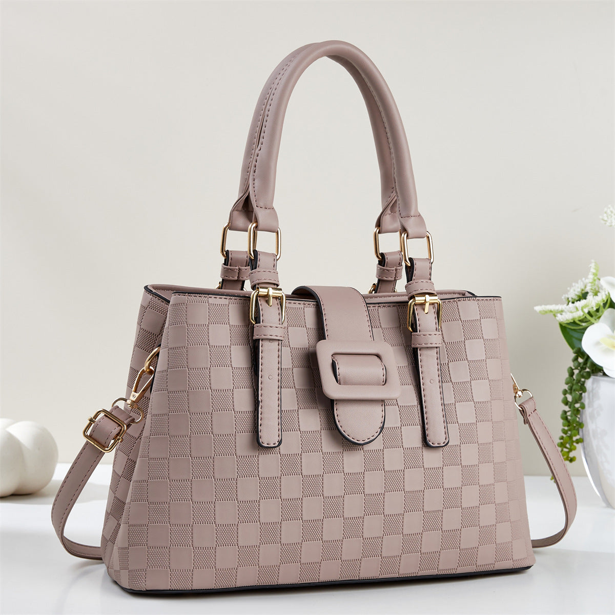 Women's Fashion Big Trendy Large Capacity Western Women's Shoulder Bag
