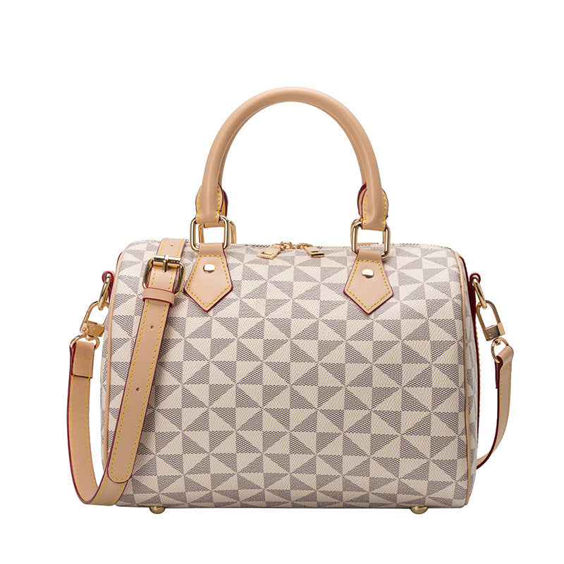 Women's Boston Pillow Trendy Fashion Windmill Pattern Women's Handbag