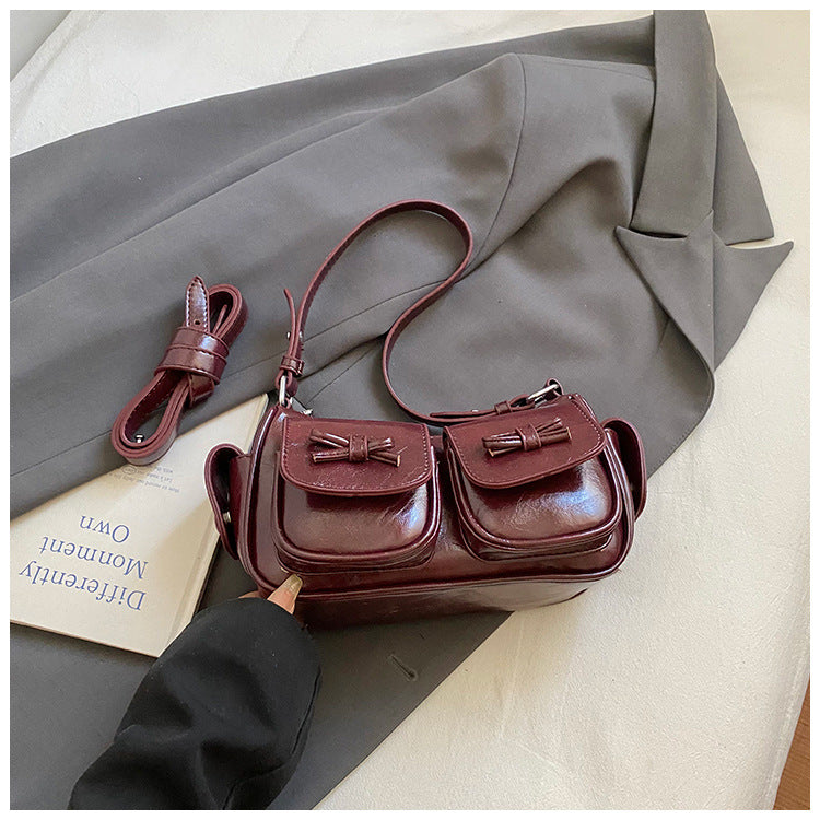 Women's Retro Fashion Minimalism Denim Underarm For Women's Shoulder Bag