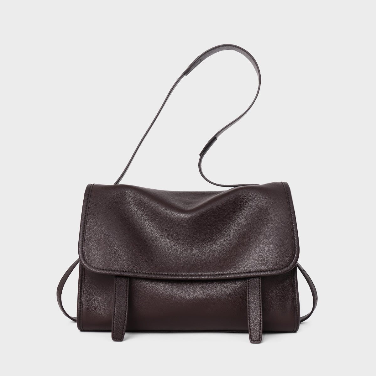 Trendy Calf Leather Vintage For Genuine Women's Shoulder Bag
