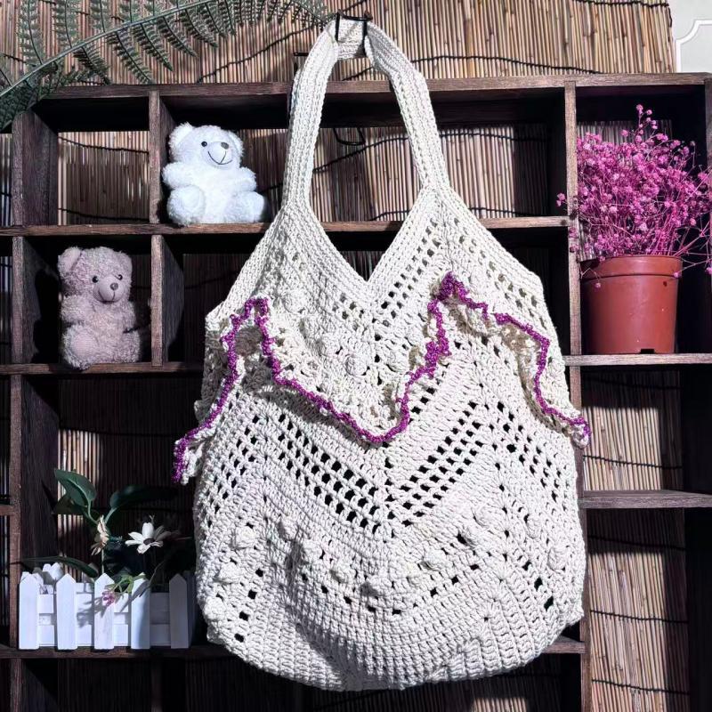 Women's Niche Woven Hand-woven Hollow Seaside Holiday Bags
