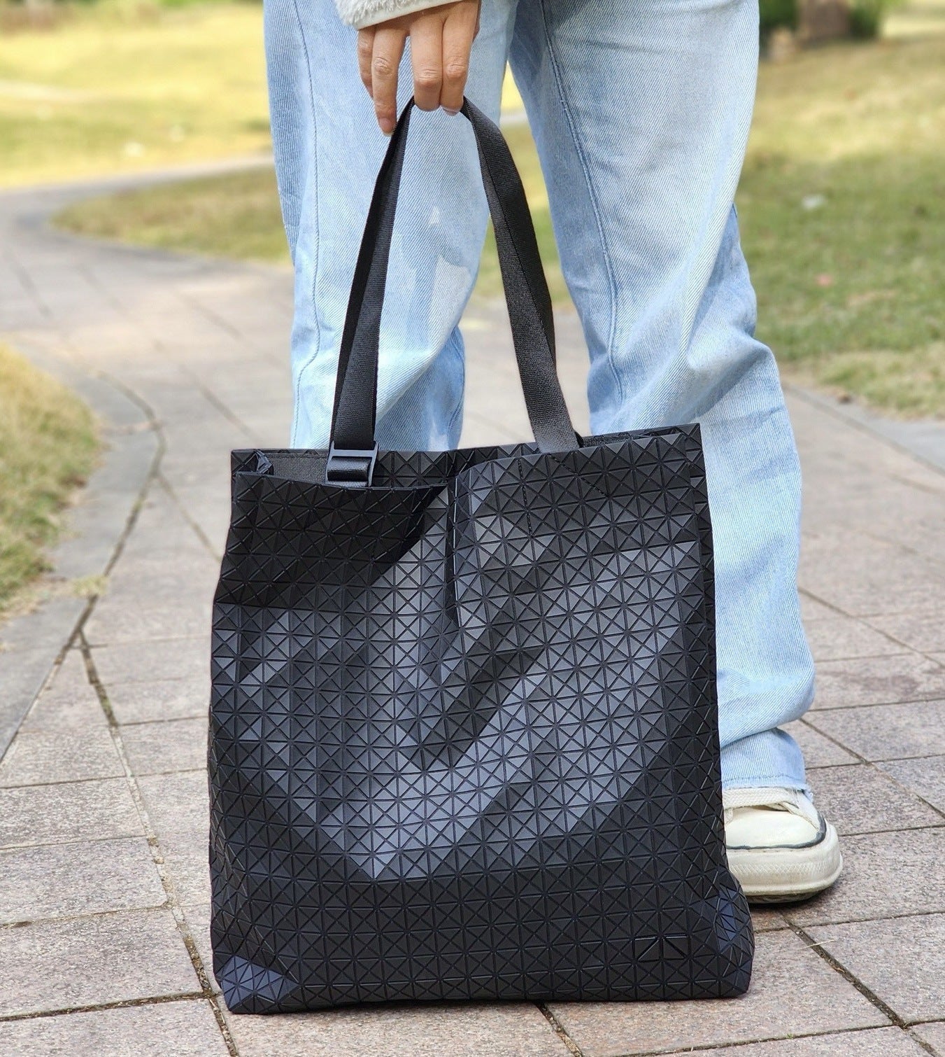 Vertical Stay At Home Rhombus Shopping Fashion Large Capacity Shoulder Bags