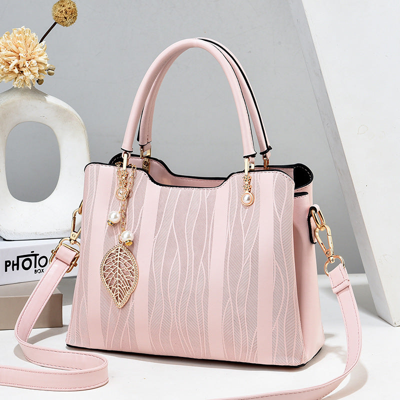 Women's Simple Western Style Korean Fashionable Large Capacity Women's Handbag