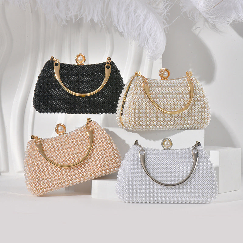 Pearl Hand Banquet Dress Temperament High Dinner Bag