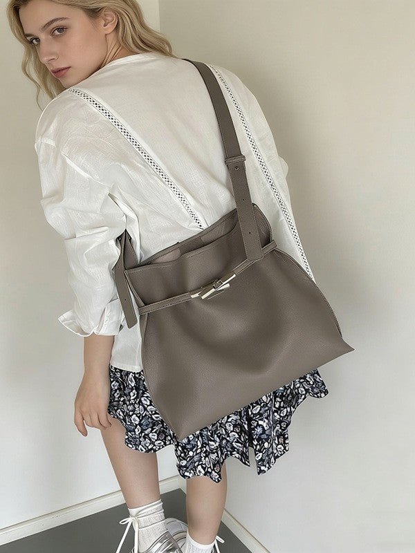 Women's Light Luxury Texture Kelly Idle Style Loose Bags