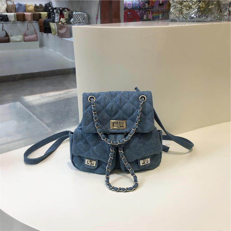 Cabinet Sense Classic Style Rhombus Chain Women's Handbag