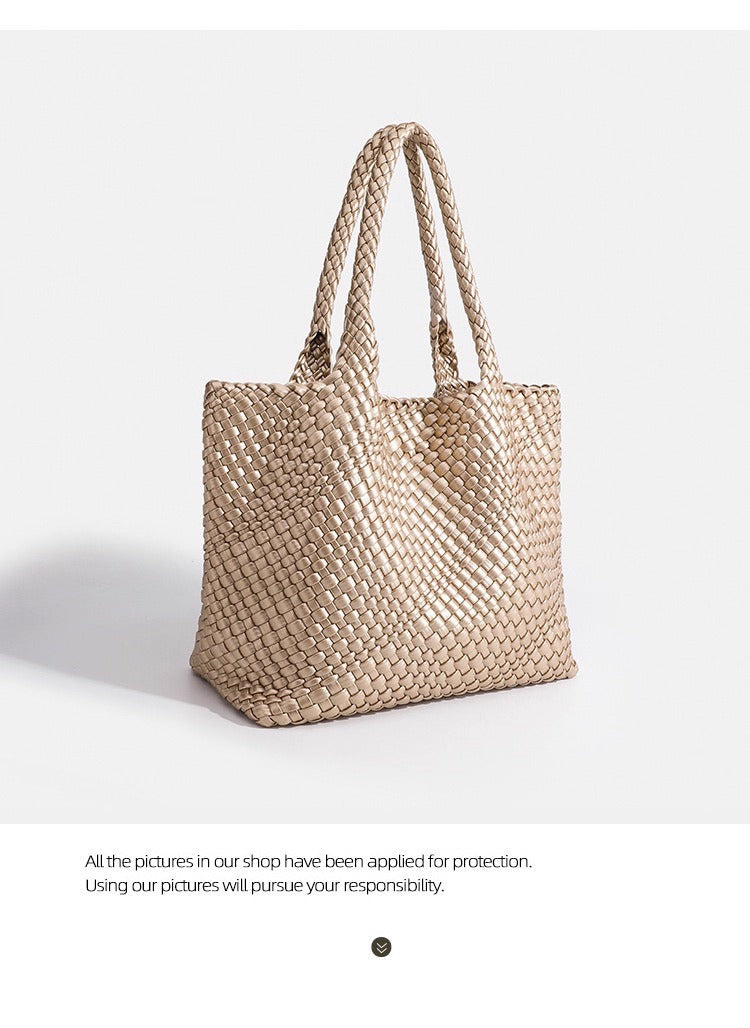 Women's High-grade Hand-woven Large Capacity Fashion Commuter Bags