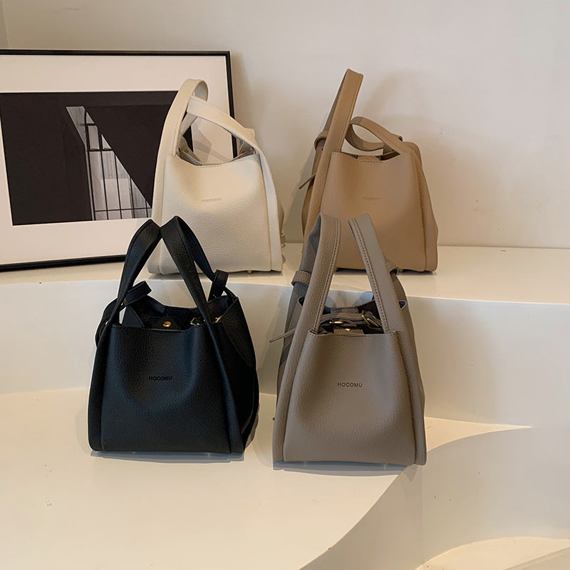 Women's Pattern Simple Portable Vegetable Basket Mother Two-piece Women's Handbag