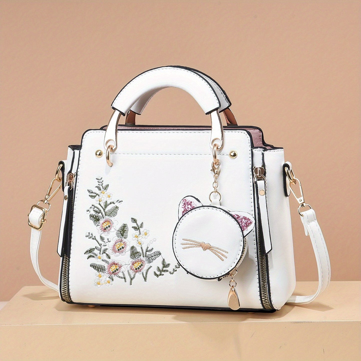 Women's Chinese Style Embroidery Design Personality Trendy Retro Affordable Luxury Women's Messenger Bag