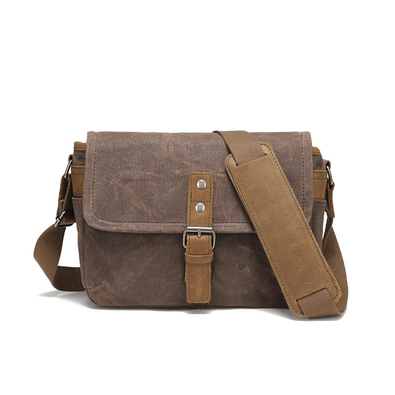 Charming Men's Retro Canvas Graphy Business Men's Shoulder Bag