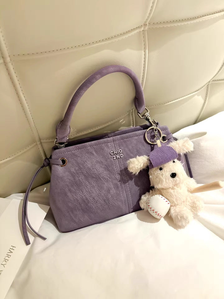 Design Female Purple Simple Commute Fashion Women's Shoulder Bag