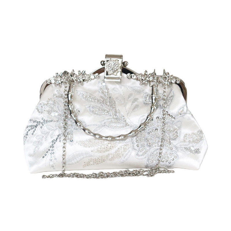 Women's Embroidered Clutch Retro Cheongsam Formal Dress Handbags