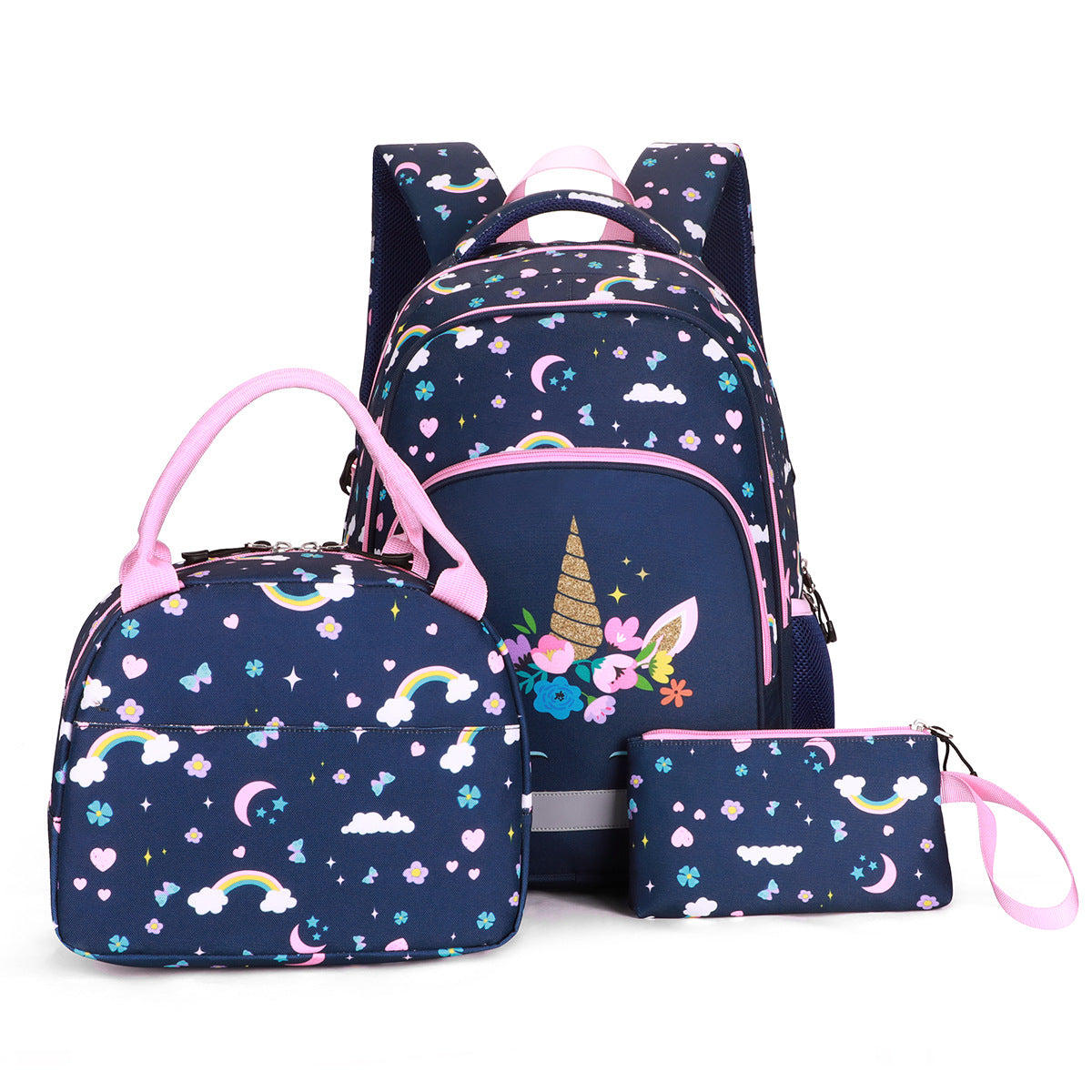 Stylish Classy Three-piece Large Capacity Waterproof Backpacks
