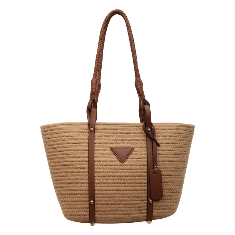 Women's Style Large Capacity Woven Cotton String Portable Vegetable Bags