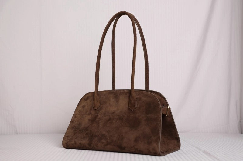 Dong Large Capacity High-grade Lychee Pattern Cowhide Commuter Bags
