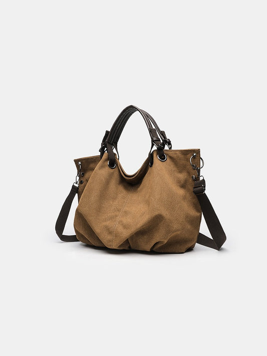 Women's & Men's Retro Fashion Canvas Large Capacity Tote Bags