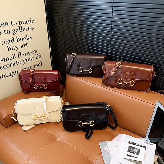 Innovative Women's Stylish Retro Underarm Saddle Small Square Bag