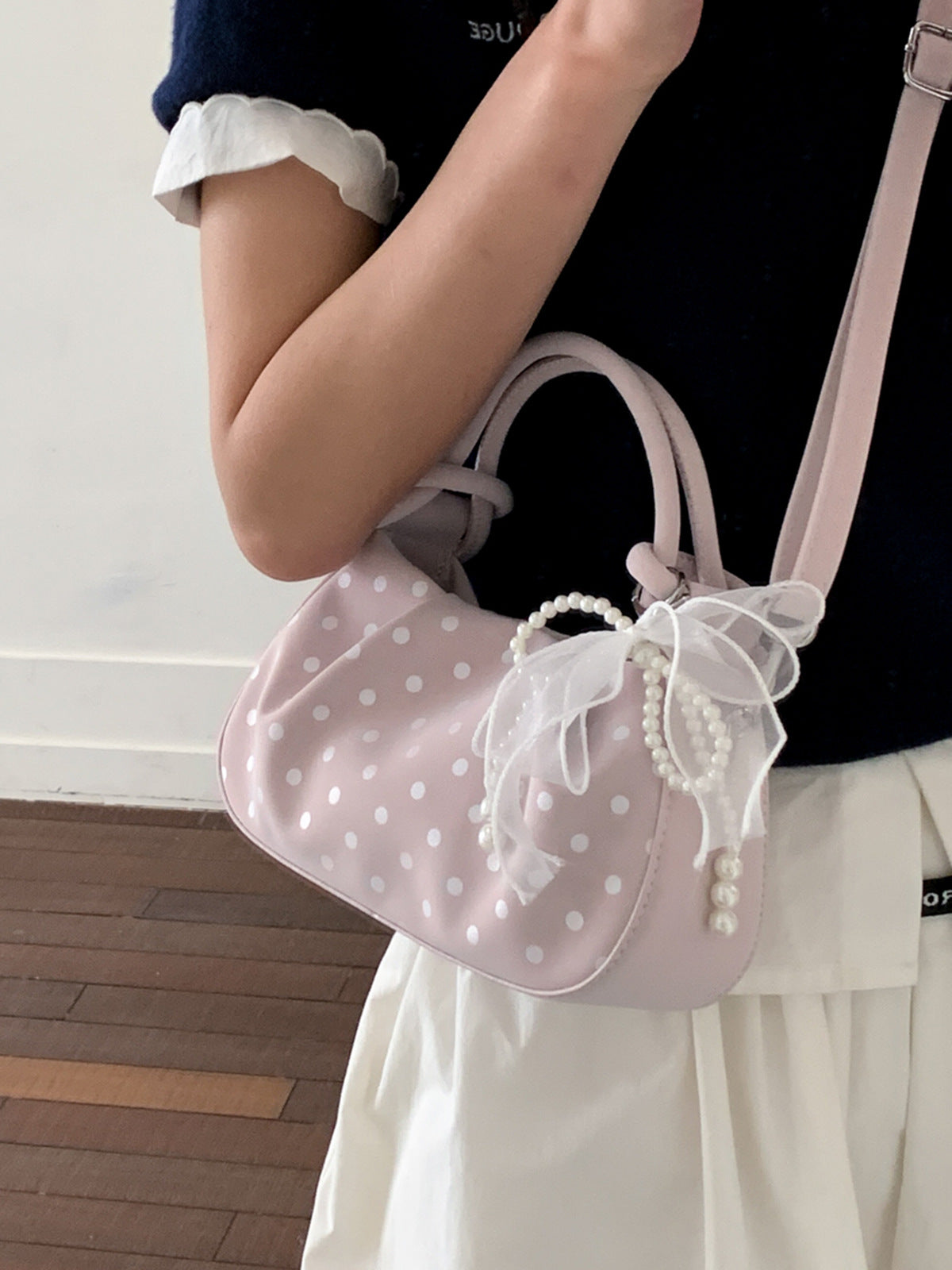 Women's Super Popular Niche Polka Dot Fashion Exquisite Mini Women's Messenger Bag