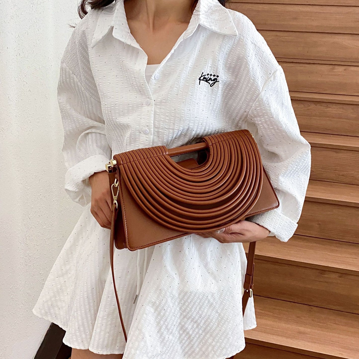 Women's Woven Clutch Fashion Personality Trend High-grade Bags
