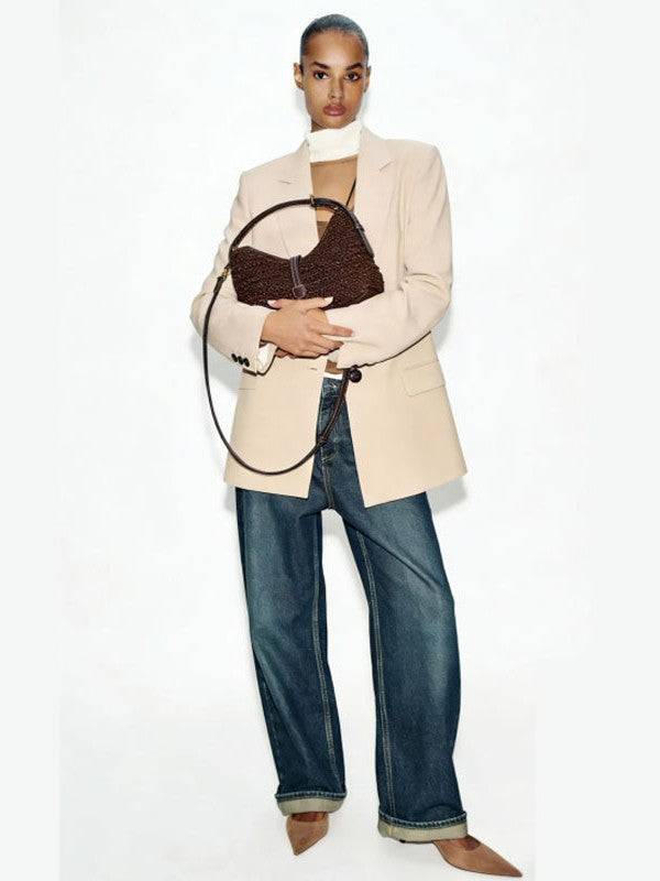 Women's Niche Vintage Weave Handmade Straw Fashion Women's Handbag