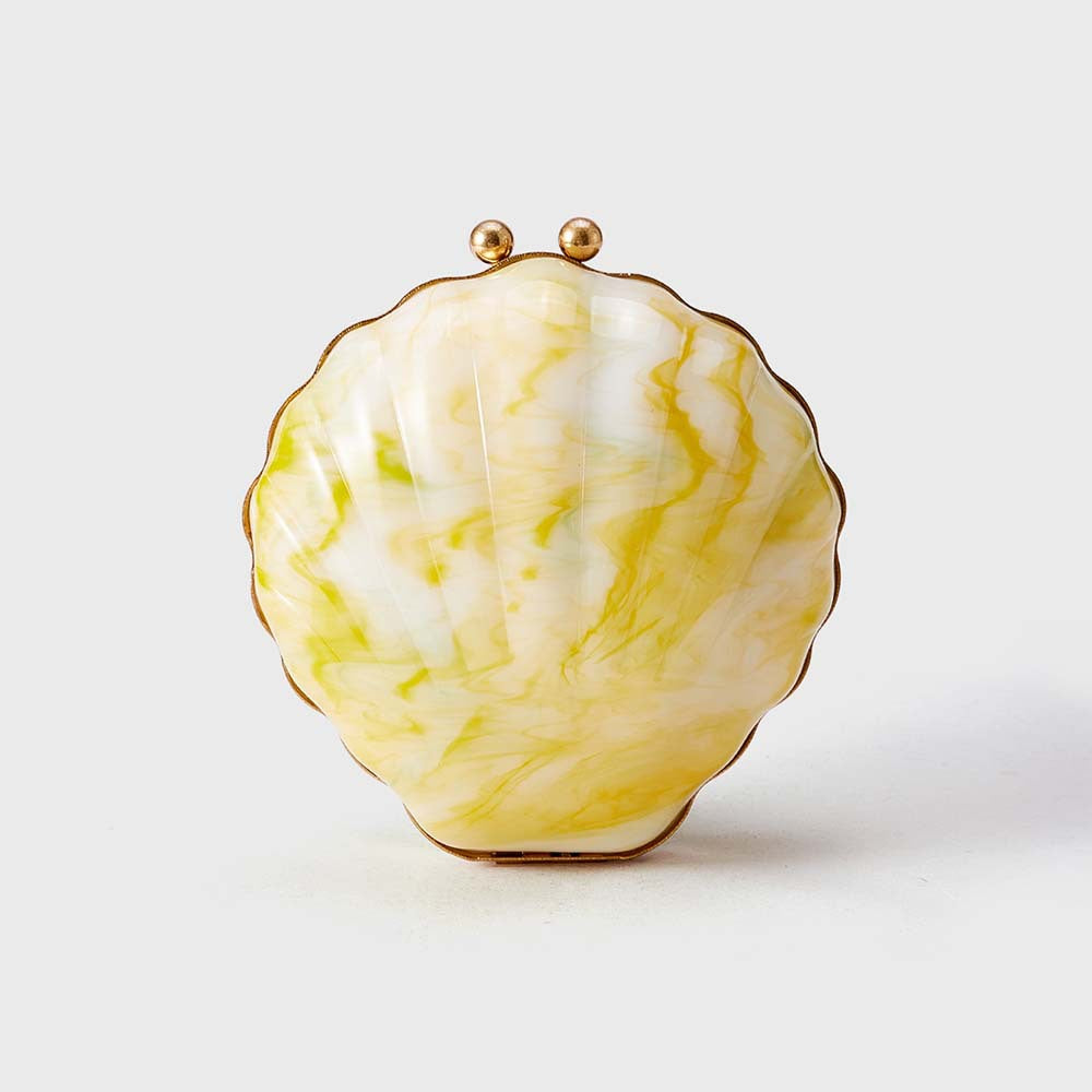 Women's Fashion Shell Pearlescent Acrylic Banquet Clutch Dinner Bag