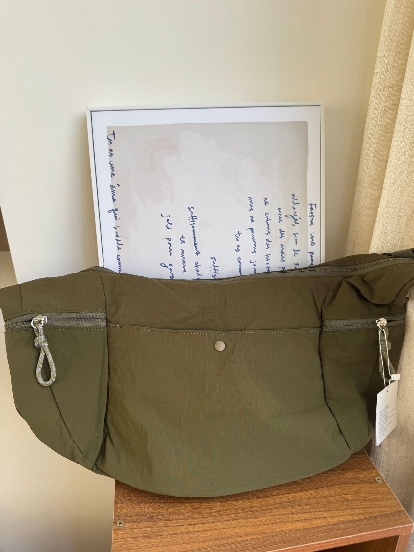Women's Dew Nylon Croissant Large Capacity Commuter Dumpling Women's Messenger Bag