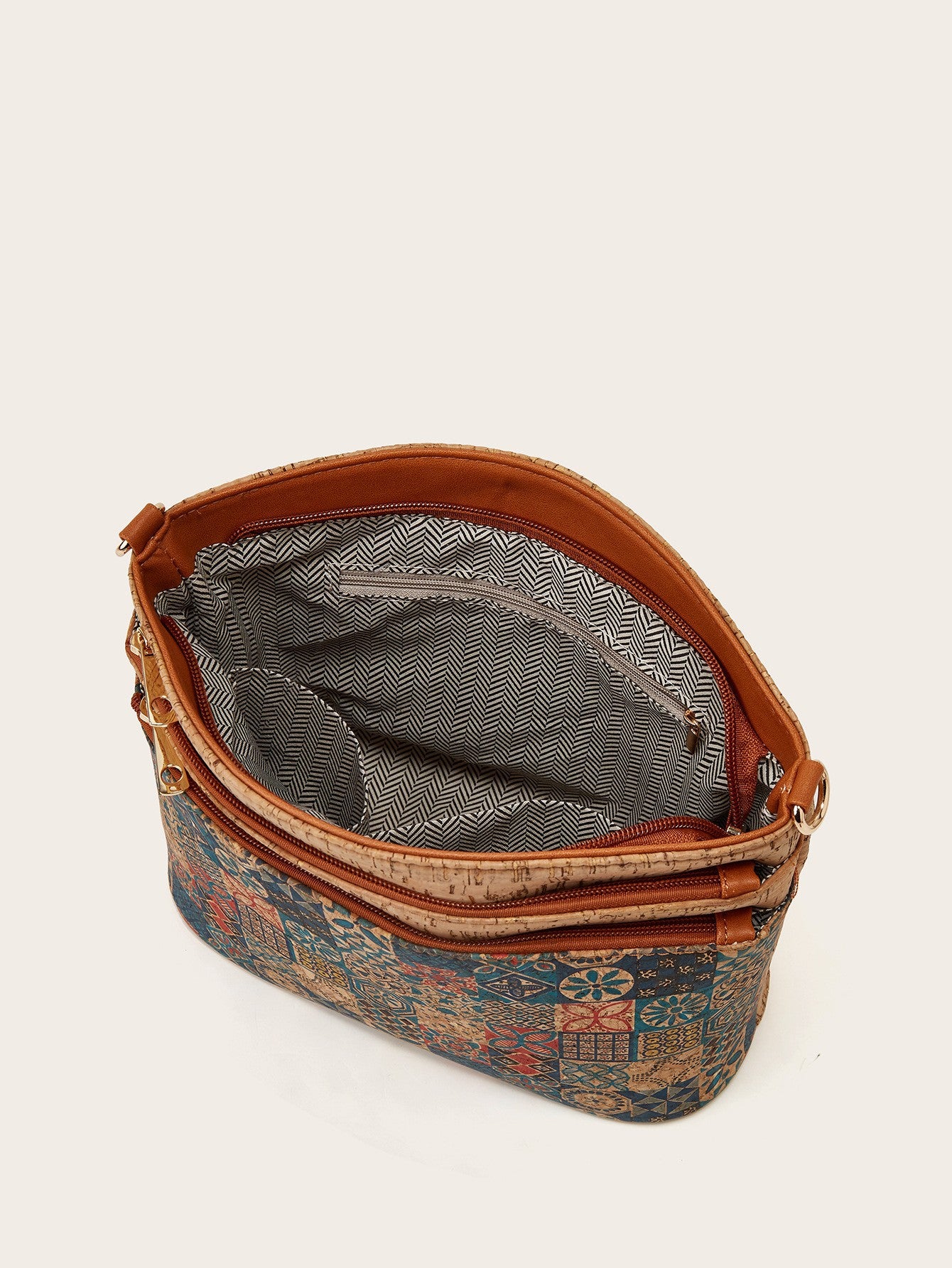 Women's Ethnic Style Retro Fashion Bark Pattern Bags