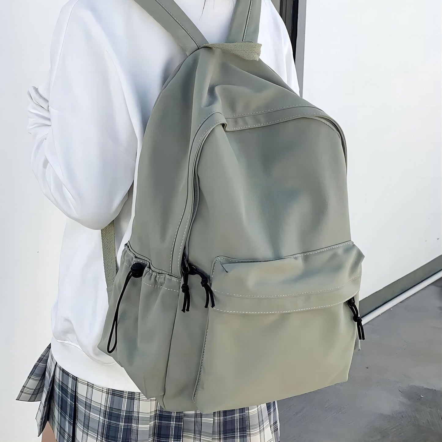 Men's Simplicity Large Capacity Style Junior High Leisure Backpack