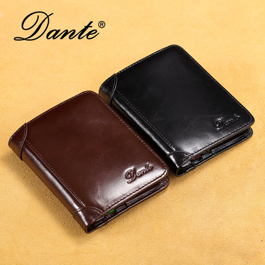Unique Men's First Layer Cowhide Credit Men's Wallets