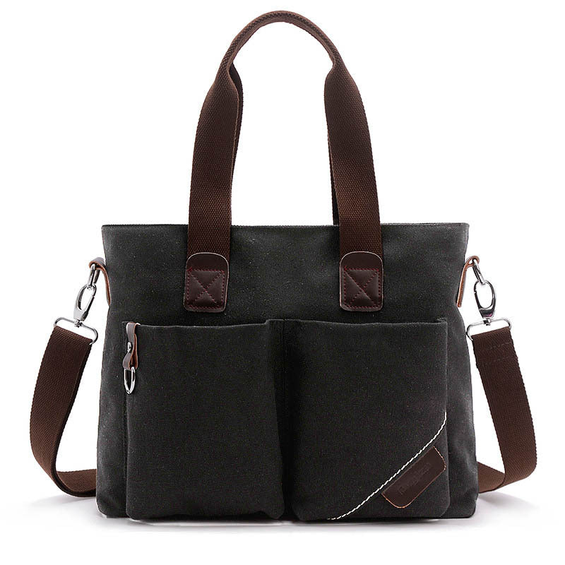 Charming Men's Canvas Simple Business Leisure Bags