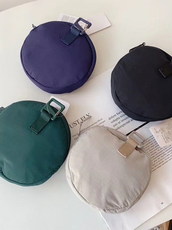 Women's Nylon Round Cake Storage Large Space Women's Shoulder Bag