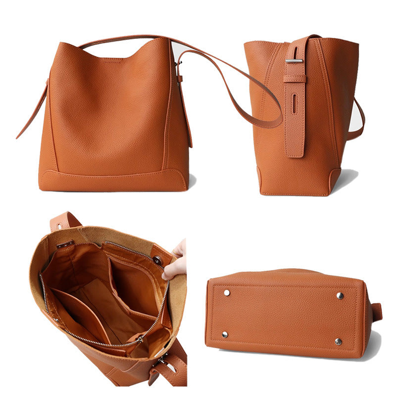 Women's High-grade Design Genuine Leather Large Capacity Women's Shoulder Bag